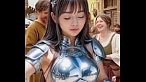 女戦士 コ チュームが破壊され 破壊されてしまう！