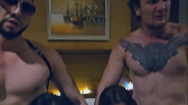 Tiny Asian 4some: Sinful Nun & petite Nurse GONE WILD