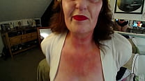 1053 Early Christmas present from DawnSkye1962. A video full of different pair of panties. From the biggest to the smallest. Granny panties to white thong