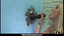 Huge Tit Babe Deepthroats Gloryhole DIck 14