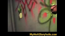 Amazing cock sucking through a gloryhole 27