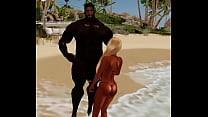 mega hunk duane brown gets beachside bj
