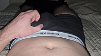 Hot Dominant Guy PhantomGentX Gay Solo Jerks Off in sweaty Underwear Post-Gym Before Shower