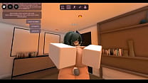 Follando a chica de pelo verde en roblox