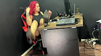 Nylon sex in office.