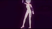 Rei Ayanami haciendo unos bailes bien buenotes (calidad Full HD)