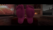 Amy rose's massive nasty feet