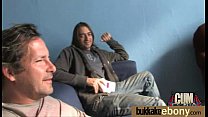 Ebony gets fucked in all holes by a group of white dudes 3