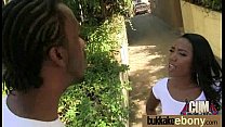 big tit ebony does a blow bang 4