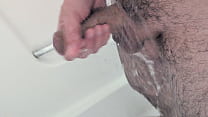 I like to touch my dick before a shower