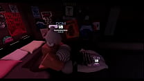 Pareja de ninfomanos cojen en Roblox hasta saciar sus ganas