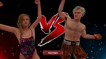 Lyra VS Johnny Walker Black (Naked Fighter 3D)