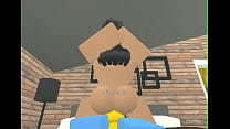 Letting noob clap my cheeks in Roblox