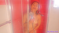 Masturbating in a shower