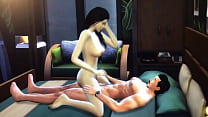 Sims 4 Hunk Romantic Cowgirl and Climax