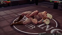 Johnny Walker Black VS Lifeguard Melissa (Naked Fighter 3D)