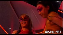 Libidious fuckfest partying