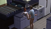 My Step Bro Rails Me Over The Counter (Sims 4)