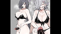 anime trans girl with black penis