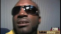 Ebony gets group cumshots 25