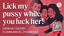 ASMR Audio Porn: First Time Bisexual FFM Threesome with Friends, Pussy Licking & Blowjob – Erotic Audio Story