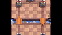 Pendejo le hacen las 3 torres en clash royale (no dura nada)