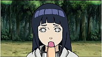 Hinata gives an amazing blowjob