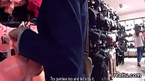 Exceptional czech nympho was teased in the mall and reamed in pov