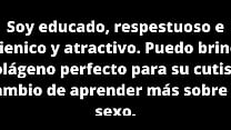 JOVENCITO DE 18 AÑOS, BUSCA APRENDER SOBRE EL SEXO A CAMBIO DE COLAGENO