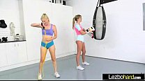 Lez Girls (Charlotte Stokely & Kenna James) In Sex Action clip-10