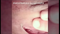 Marce Bustos y su rica concha