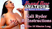 Brunette Inked Cutie Kali Ryder Sucks A Cock And Swallows The Big Cumshot!