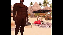 duane brown at nude beach