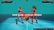 Nezakah VS Bambi Bimbo (Naked Fighter 3D)