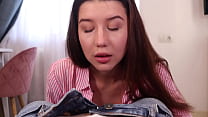 A sweet and shy friend gets embarrassed when she realizes she gave me a boner.