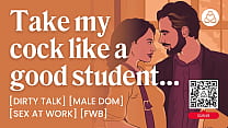 ASMR Audio Porn: Male Dom Teacher Fucks His Submissive Student At Work – Erotic Audio for Women