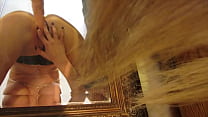 FUCKING MY TIGHT LITTLE PUSSY IN THE MIRROR WITH MY DILDO
