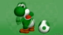 Yoshi rebolando ao som de funk