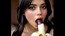 Jenna ortega teasing you with the banana