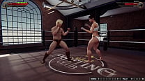 Johnny Walker Black VS Marie Vero (Naked Fighter 3D)