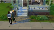 Sims 4 Alice and Jimmy make sex last all day! Part 1