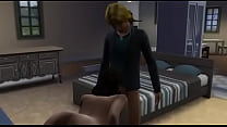 Sims 4 Alice and Jimmy make sex last all day! Part 1