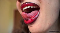 Drool dripping from my tongue 6