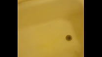 21 Year old Peeing in the bathtub