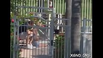 Toying with a frisky hotty next door caught on film