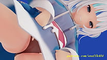 noVR mmd Gura Dance 3d hololive Hentai