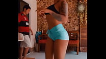 Dodyaquino se exibindo com roupa de academia gostosa demais novinha carioca