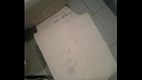 Cum in the bathroom