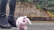 japanese crush fetish crossdresser soft toy