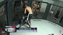 Blonde hottie Alexis Texas rewards the winning fighter with a sloppy blowjob and her pussy